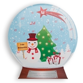 Adventskalender Schneekugel