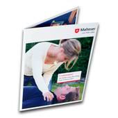 2 Taschen Mappe fuer A5 Malteser