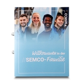 Mappe-Willkommen in der Semco-Familie