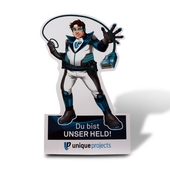 Tischaufsteller Figur IT-Infrastruktur