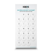 Flyer Brailleschrift Alphabet
