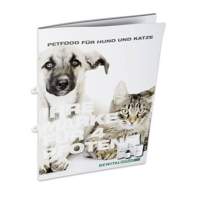 6 Seiten Laschenmappe Petfood
