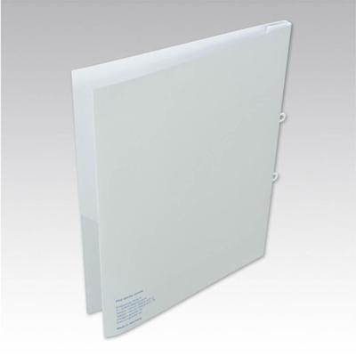 Schnellhefter Mappe mit Tasche weiß