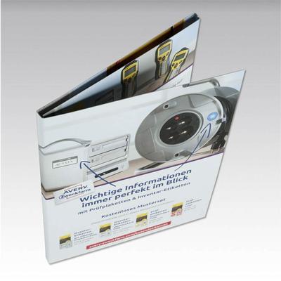 MP - 6 Seiten Mappe mit Mittellasche für A5