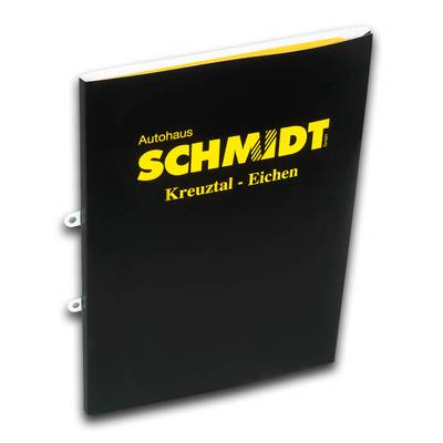 Taschen und Laschen Mappe Autohaus