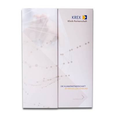 Taschen Mappe mit Einsteckschlitzen und Klappe
