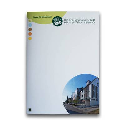 Präsentationsmappe für Baugewerbe