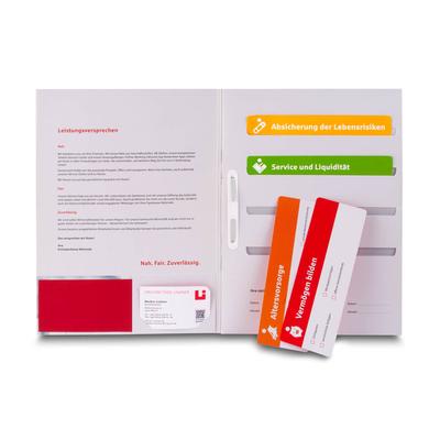 Sparkassen Mappe mit Servicekarten