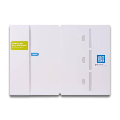 Designmappe für Scheckkarten