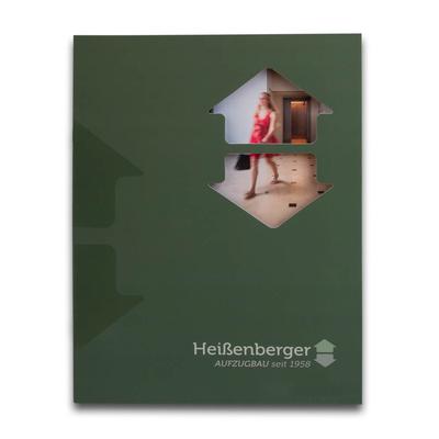 Broschürenmappe Aufzugbau