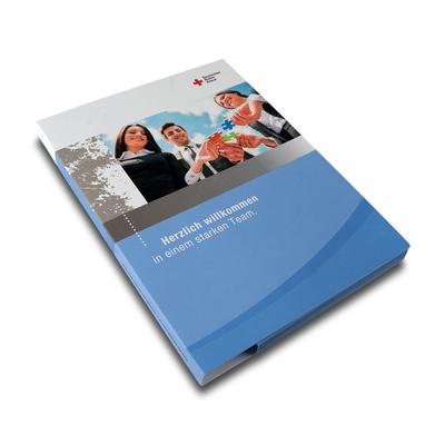 Designmappe Herzlich willkommen