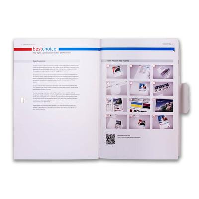 Archivmappe Tesa mit Fächern