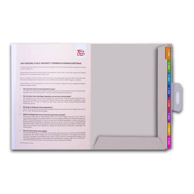 Registermappe 4-fach Immobilienbüros