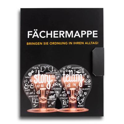 Fächermappe 6-fach mit Klettverschluss