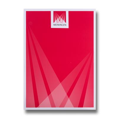 Urkundenmappe mit Befestigungsschlitzen