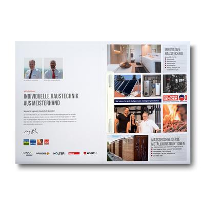 Firmenpräsentation Mappe Installateur