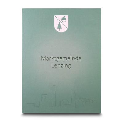 Urkunden-Mappe mit Magnetklemme