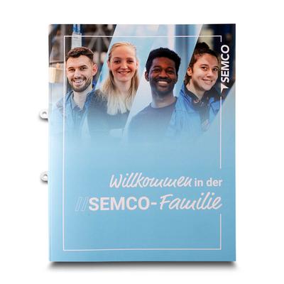 Mappe-Willkommen in der Semco-Familie