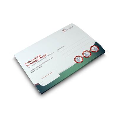 Mappe Freiumschläge Rezeptanfragen