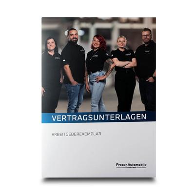 Mappe Vertragsunterlagen Arbeitgeber