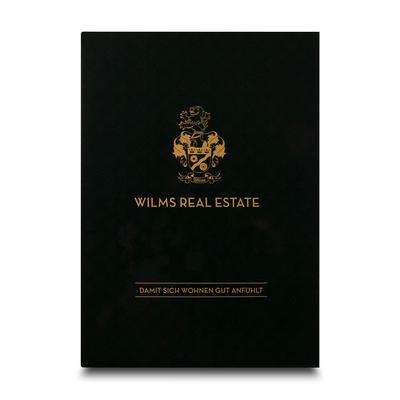 Deckelmappe Real Estate mit Klemmschiene