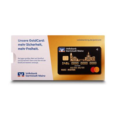 Schiebekarte GoldCard Volksbank