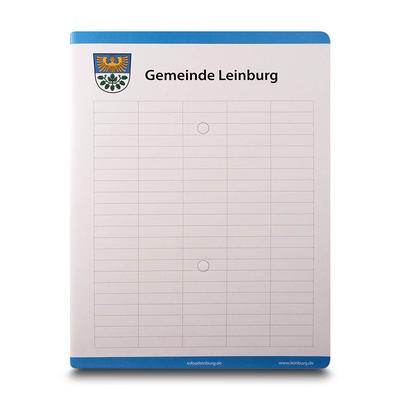 Umlaufmappe mit Löchern Gemeinde Leinburg