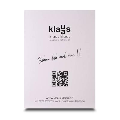 Postkarten Sammelmappe Musikdienstleister