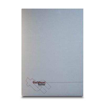 Tischlerei Sammelmappe A4 mit 3 Laschen und 8 mm Füllhöhe