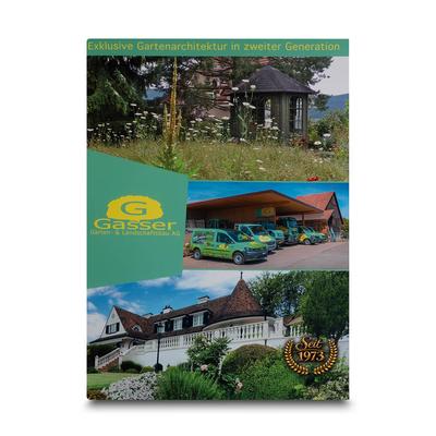 Einschub Taschen Mappe A4 Gartenarchitektur