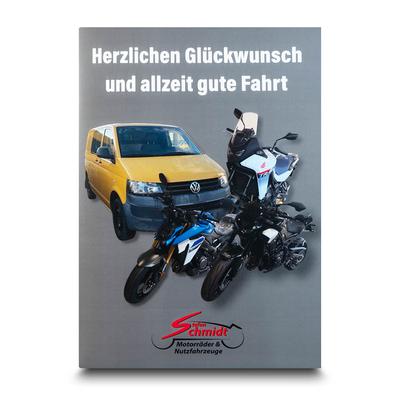 Fahrzeugpräsentation Prospektmappe A4 mit Stecklaschen
