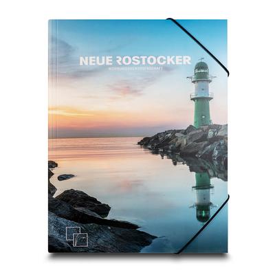 Wohnungsunterlagen Sammelmappe A4 mit 3 Haltelaschen