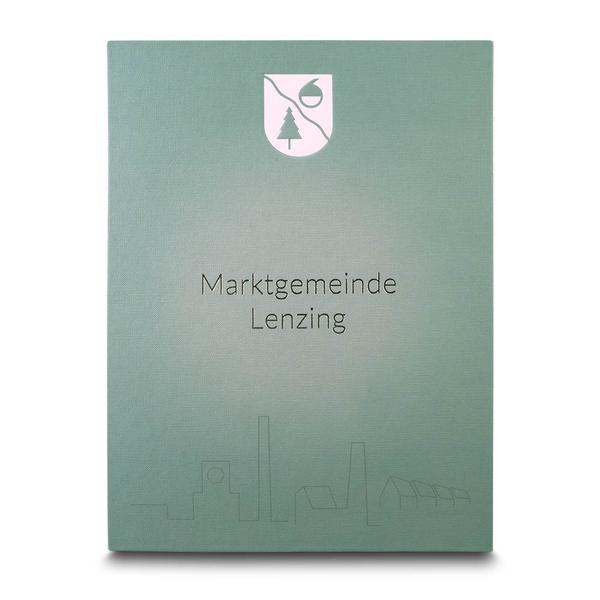 Urkunden-Mappe mit Magnetklemme
