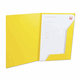 Stecklaschen Mappe gelbe Farbe