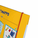 Schulalltag Hausaufgabenmappe A4 mit drei Haltelaschen