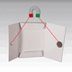 Mini-Laschen-Mappe mit Magnetverschluss