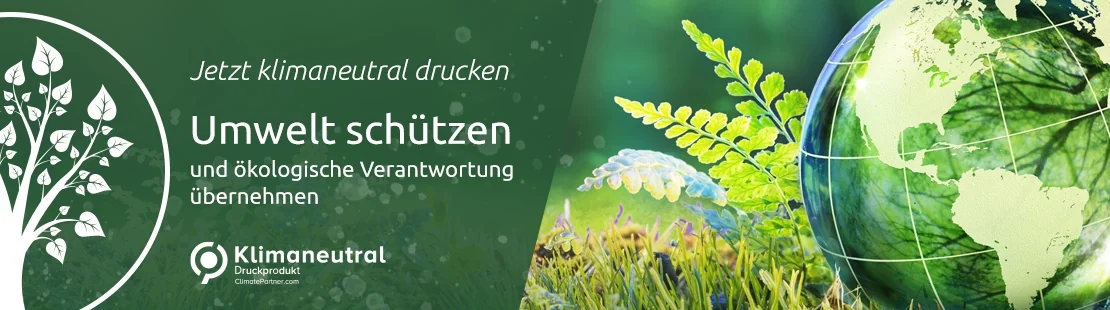 Klimaneutrales Drucken - Druckbetrieb Lindner