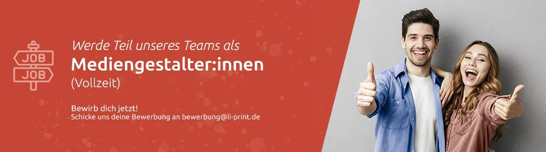 Stellenangebote bei Ihrer Druckerei Lindner